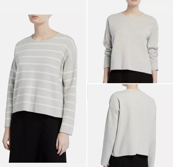 Eileen Fisher Organic cotton, Doubleknit reversible sweater, size M - Picture 2 of 8